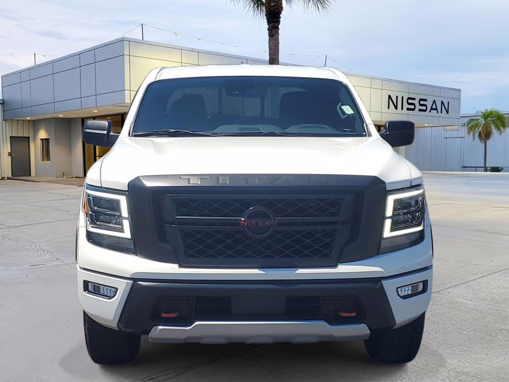 2024 Glacier White Nissan Titan PRO-4X 4X4 Truck