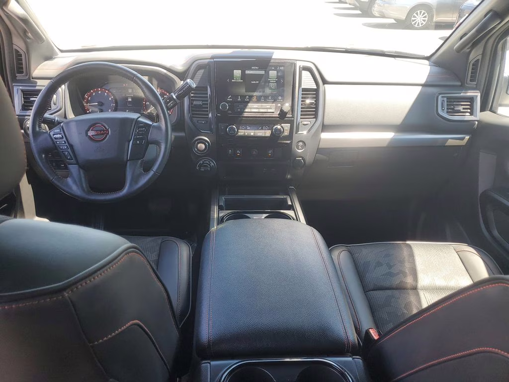2024 Glacier White Nissan Titan PRO-4X 4X4 Truck