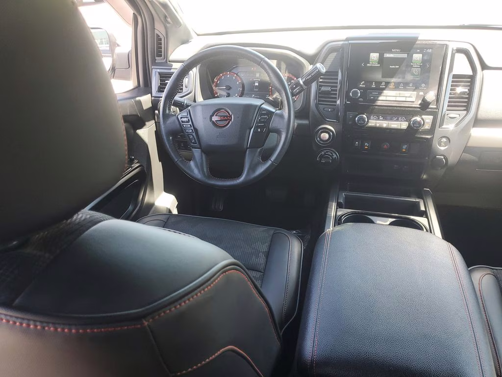 2024 Glacier White Nissan Titan PRO-4X 4X4 Truck