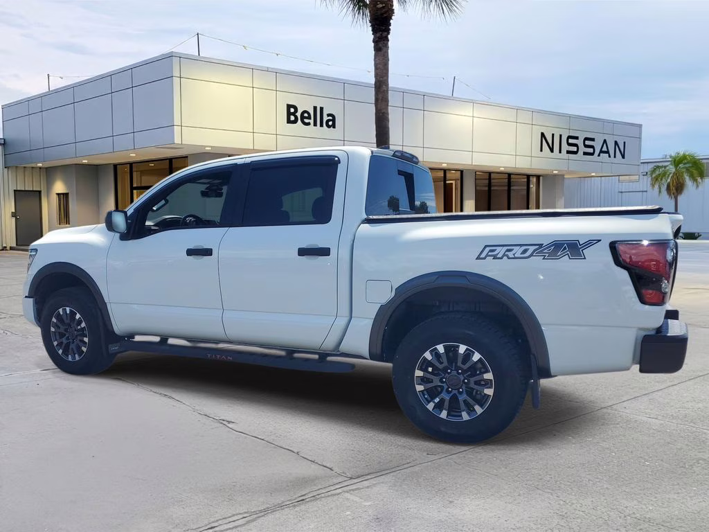 2024 Glacier White Nissan Titan PRO-4X 4X4 Truck