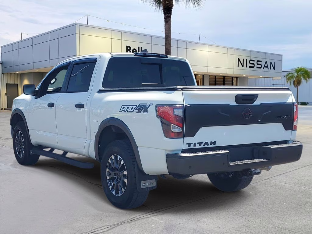 2024 Glacier White Nissan Titan PRO-4X 4X4 Truck