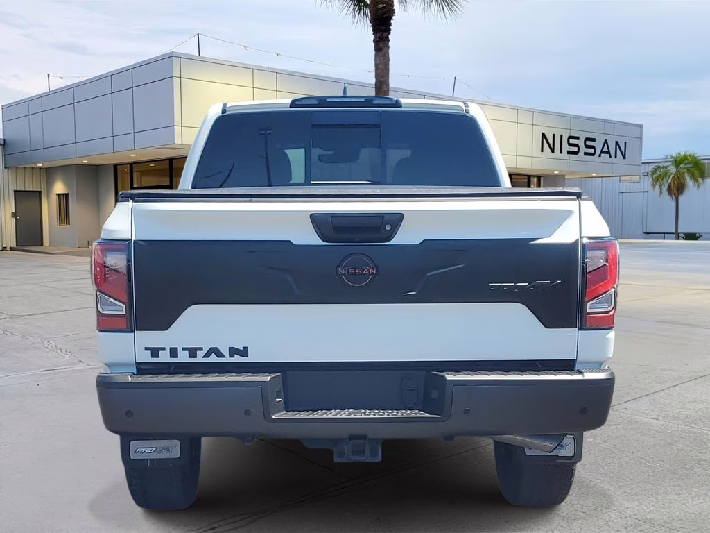 2024 Glacier White Nissan Titan PRO-4X 4X4 Truck