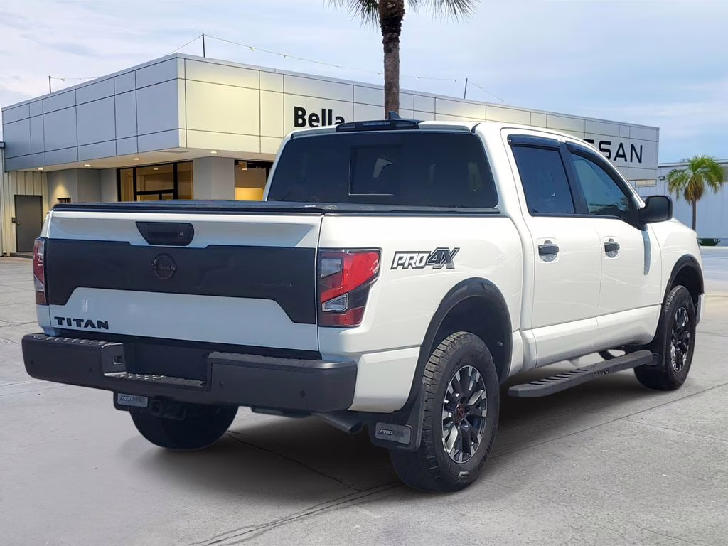 2024 Glacier White Nissan Titan PRO-4X 4X4 Truck