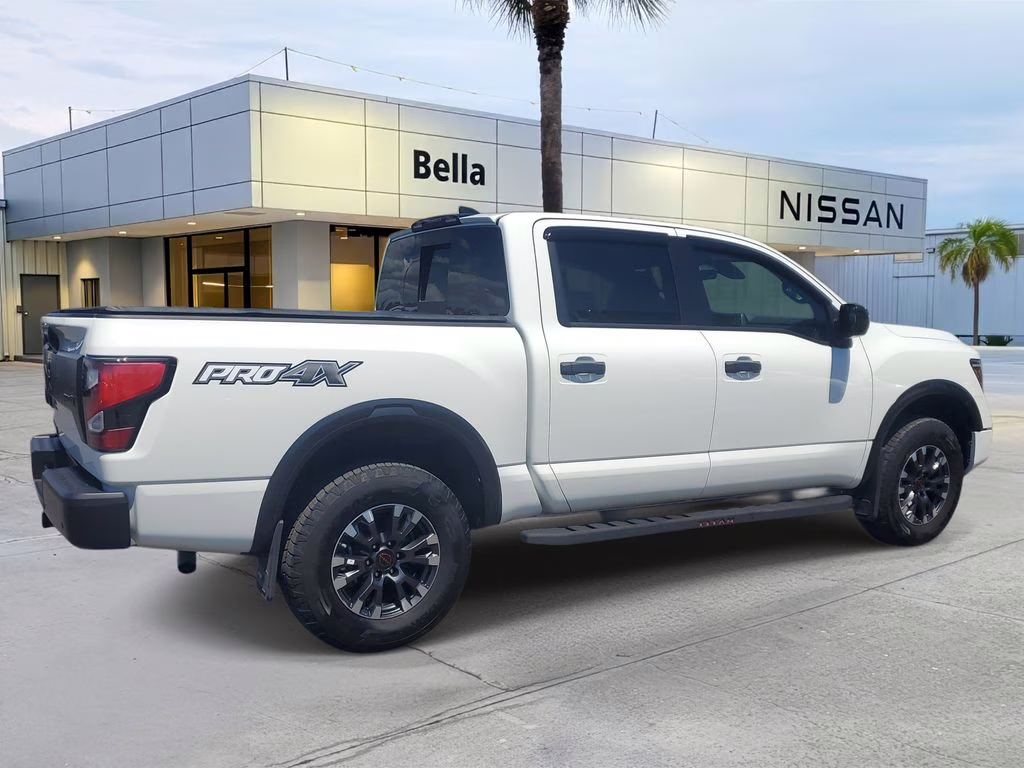 2024 Glacier White Nissan Titan PRO-4X 4X4 Truck