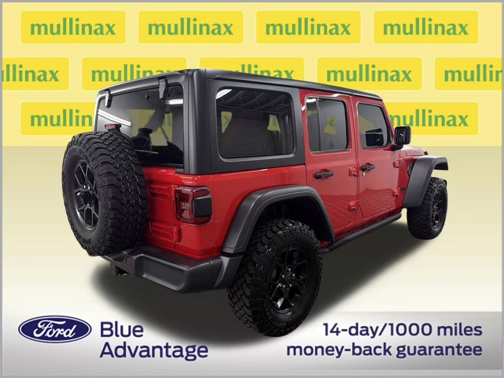 2024 Firecracker Red Clearcoat Jeep Wrangler Willys 4X4 SUV