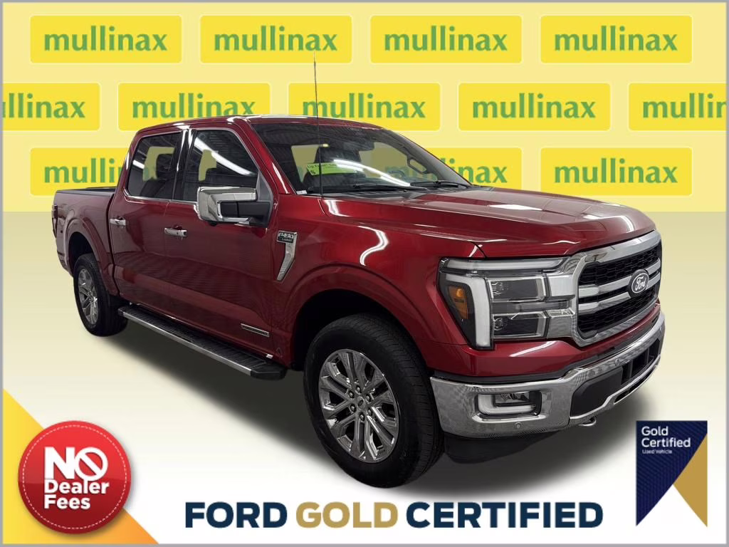 2024 Red Metallic Ford F-150 Lariat 4X4 Truck