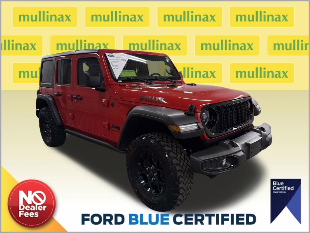 2024 Firecracker Red Clearcoat Jeep Wrangler Willys 4X4 SUV