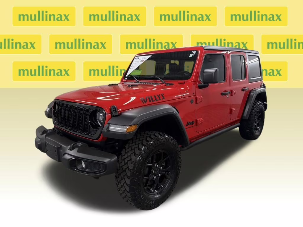 2024 Firecracker Red Clearcoat Jeep Wrangler Willys 4X4 SUV