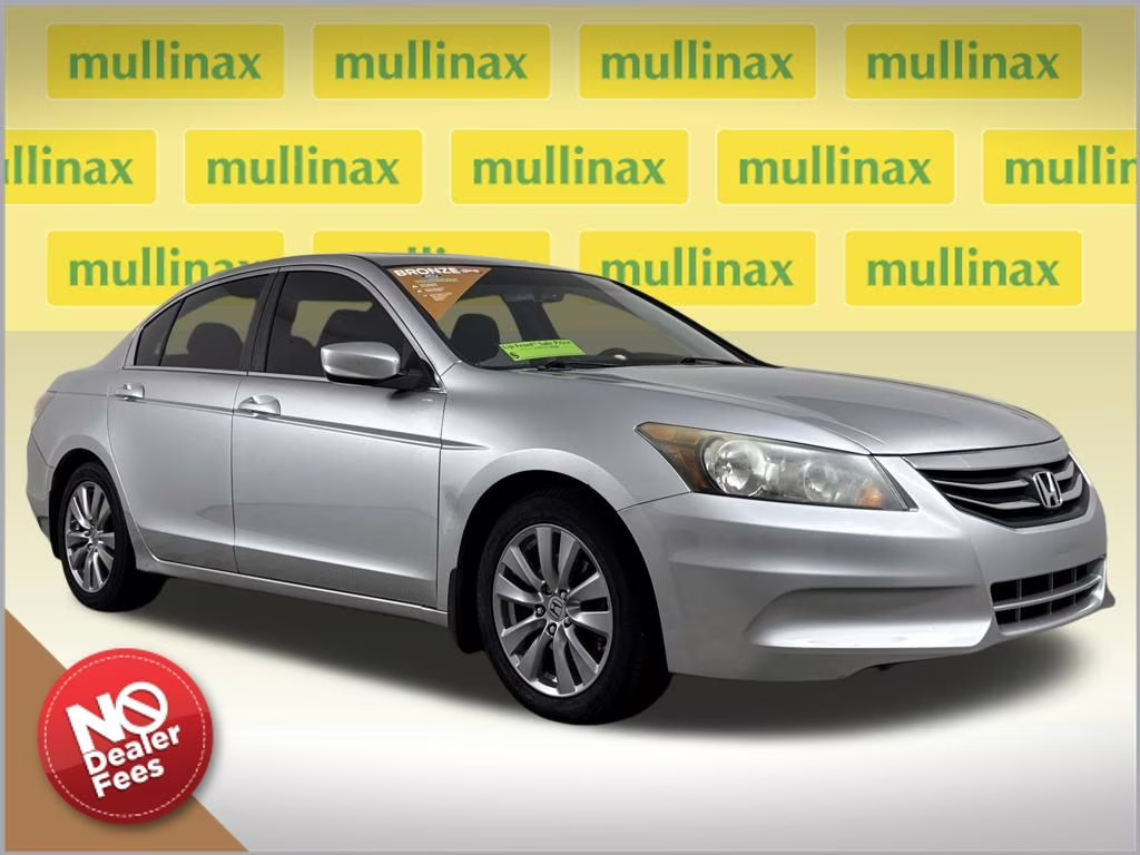 2012 Alabaster Silver Metallic Honda Accord EX-L FWD Sedan