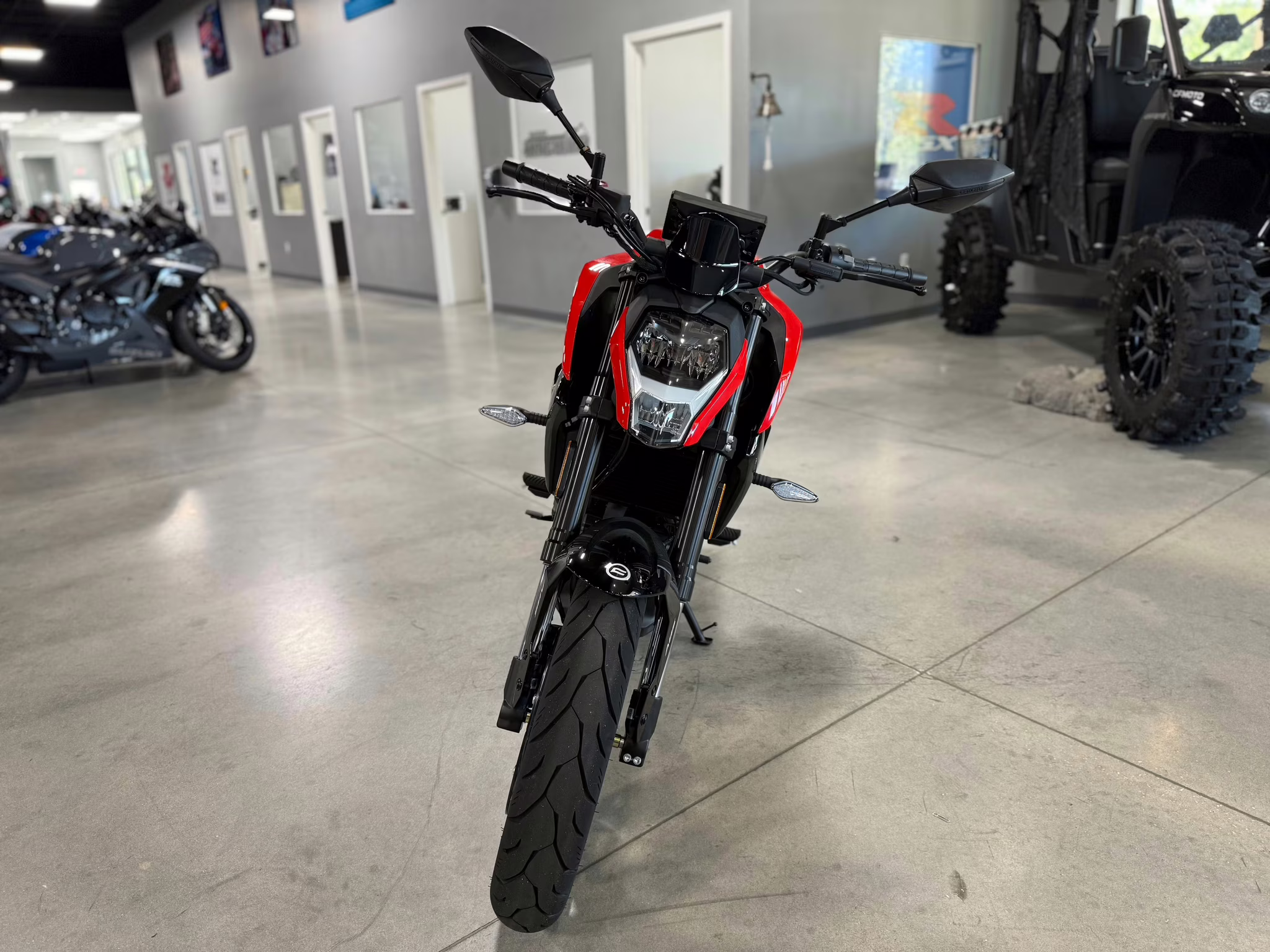 2025 RED CFMOTO 300NK Motorcycle