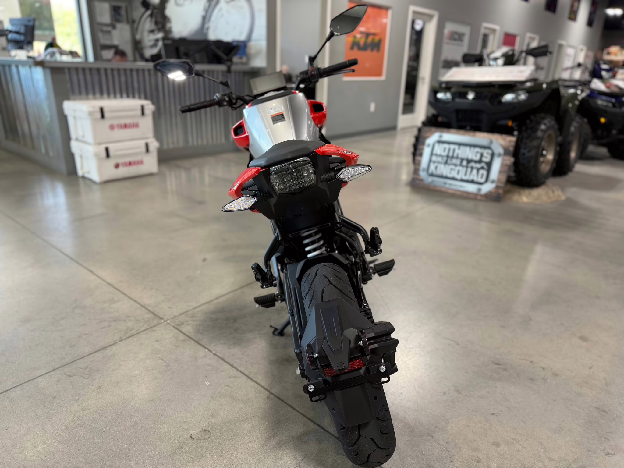 2025 RED CFMOTO 300NK Motorcycle