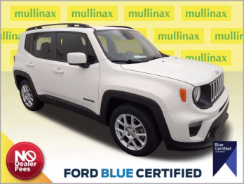 2021 Alpine White Clearcoat Jeep Renegade Latitude FWD SUV