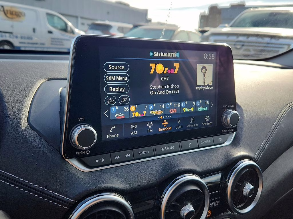 2024 Super Black Nissan Sentra SV FWD Sedan