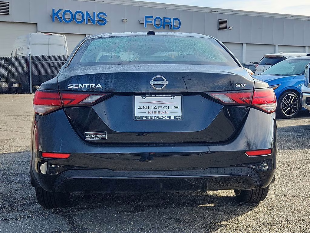 2024 Super Black Nissan Sentra SV FWD Sedan