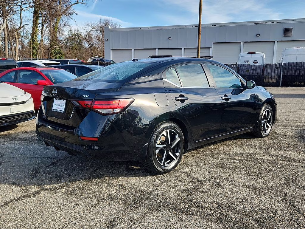 2024 Super Black Nissan Sentra SV FWD Sedan