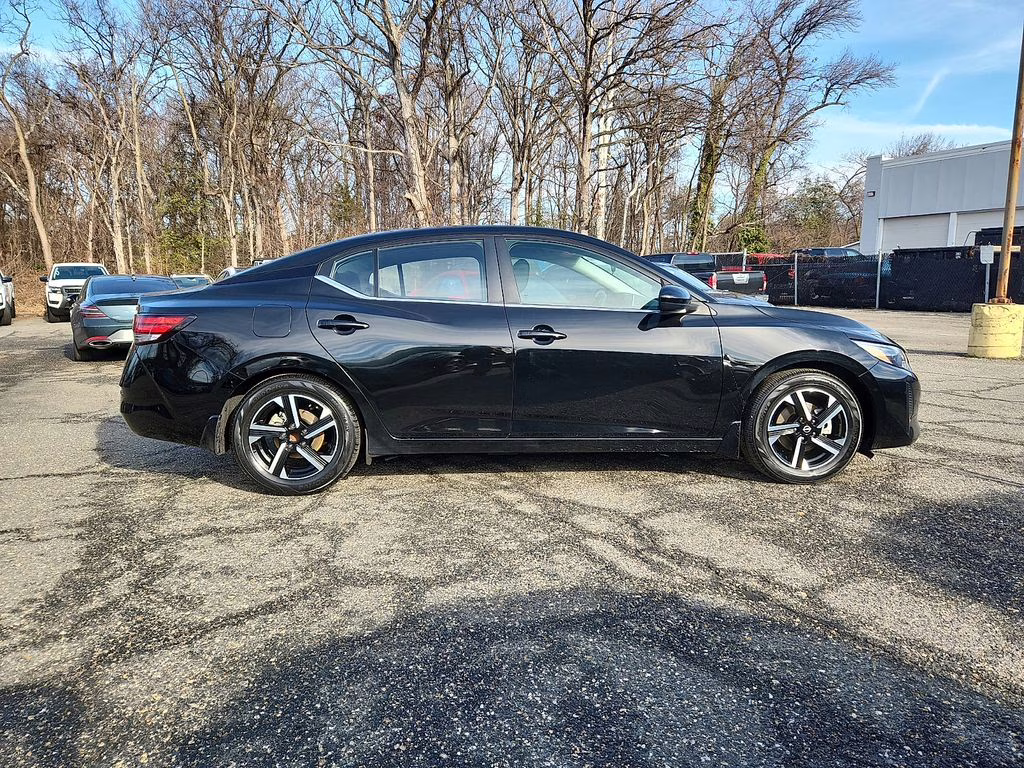 2024 Super Black Nissan Sentra SV FWD Sedan