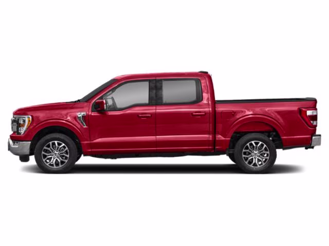 2021 Rapid Red Metallic Tinted Clearcoat Ford F-150 LARIAT 4X4 Truck