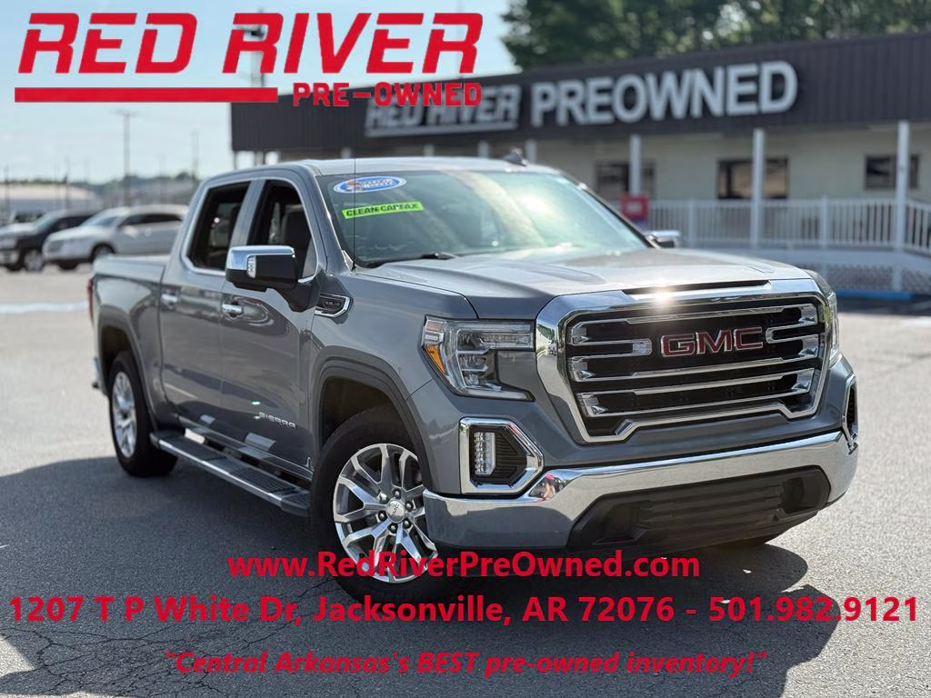 2020 Satin Steel Metallic GMC Sierra SLT RWD Truck