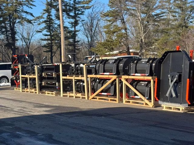 2026 Black Bad Boy implement 5' Snow Pusher