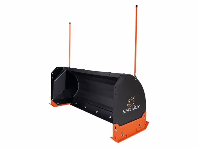 2026 Black Bad Boy implement 7' Snow Pusher