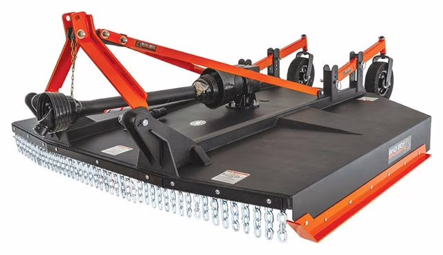 2026 Orange Bad Boy implement 7' Slip Clutch Rotary Cutter
