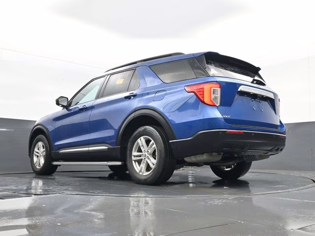 2023 Blue Metallic Ford Explorer XLT 4X4 SUV