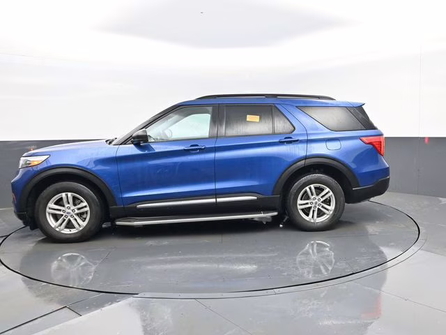 2023 Blue Metallic Ford Explorer XLT 4X4 SUV