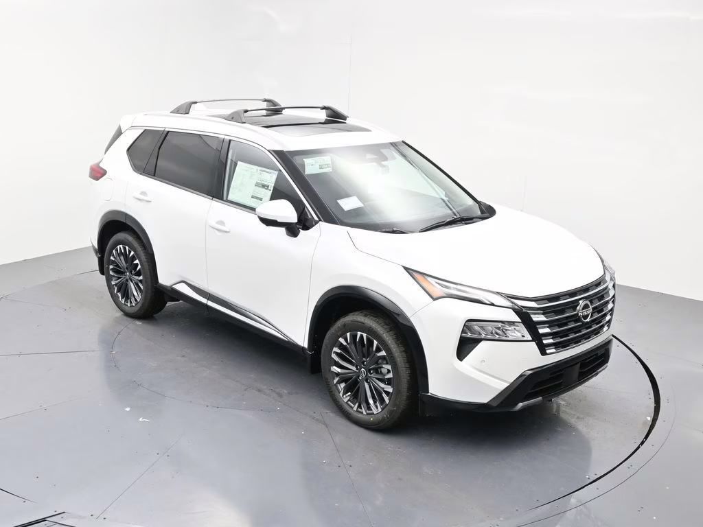 2026 Everest White Pearl Tricoat Nissan Rogue Platinum AWD SUV