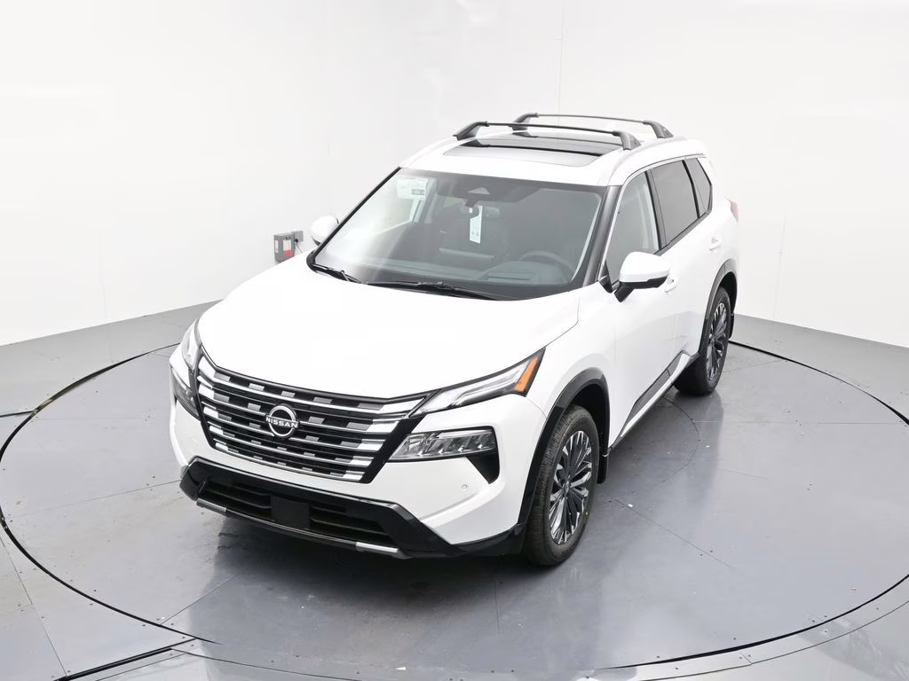 2026 Everest White Pearl Tricoat Nissan Rogue Platinum AWD SUV