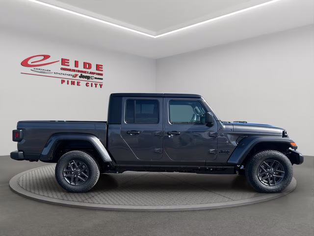 2026 Granite Crystal Metallic Clearcoat Jeep Gladiator Sport S 4X4 Truck