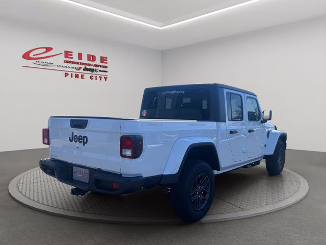 2026 Bright White Clearcoat Jeep Gladiator Sport S 4X4 Truck