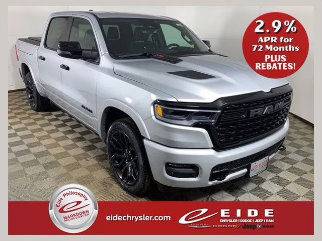 2026 Silver Zynith Ram 1500 Limited Night Edition 4X4 Truck