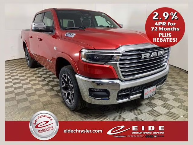 2026 Molten Red Pearlcoat Ram 1500 Laramie 4X4 Truck