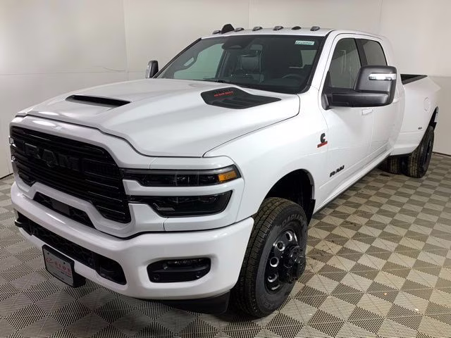 2026 Bright White Clearcoat Ram 3500 Laramie Night Edition 4X4 Truck