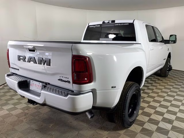 2026 Bright White Clearcoat Ram 3500 Laramie Night Edition 4X4 Truck
