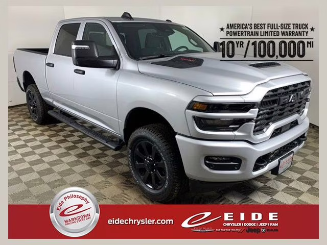 2026 Silver Zynith Ram 2500 Tradesman Black Express 4X4 Truck