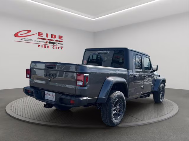 2026 Granite Crystal Metallic Clearcoat Jeep Gladiator Sport S 4X4 Truck