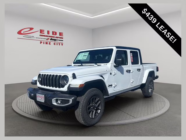 2026 Bright White Clearcoat Jeep Gladiator Sport S 4X4 Truck