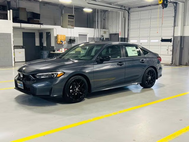 2026 Meteorite Gray Metallic Honda Civic Sport FWD Sedan