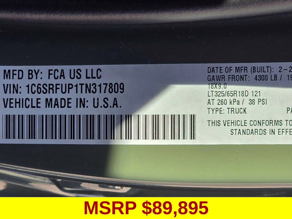 2026 Canyon Lake Ram 1500 RHO 4X4 Truck