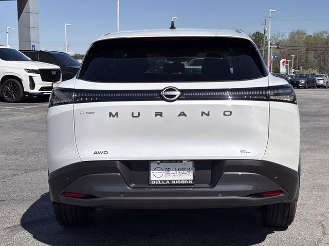 2026 Everest White Pearl Tricoat Nissan Murano SL AWD SUV