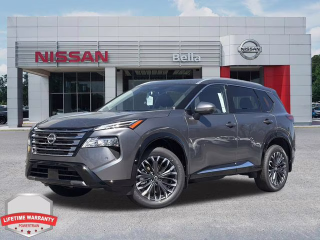 2026 Gun Metallic Nissan Rogue Platinum AWD SUV