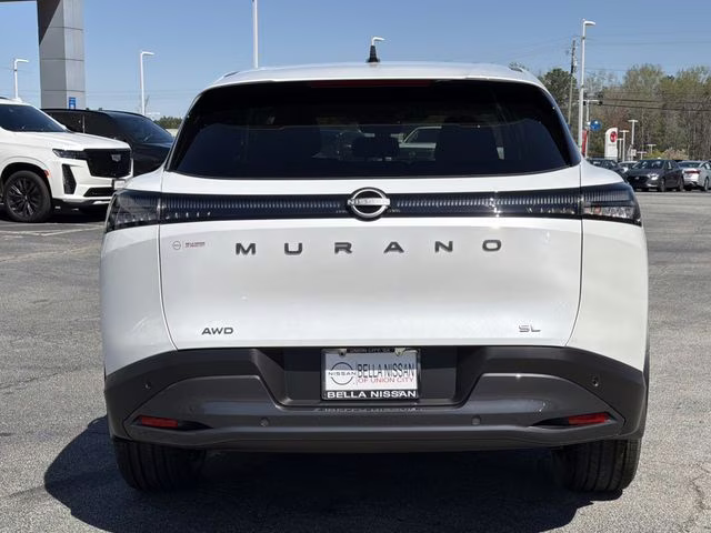 2026 Everest White Pearl Tricoat Nissan Murano SL AWD SUV