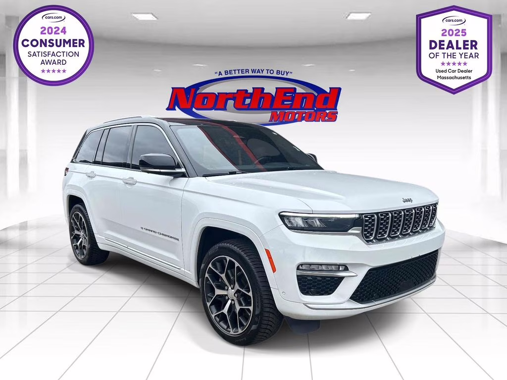 2023 Bright White Clearcoat Jeep Grand Cherokee Summit Reserve 4X4 SUV