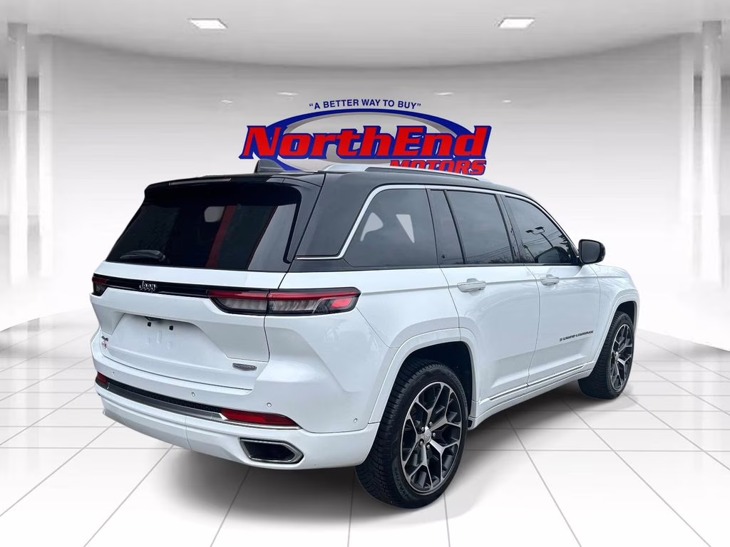 2023 Bright White Clearcoat Jeep Grand Cherokee Summit Reserve 4X4 SUV