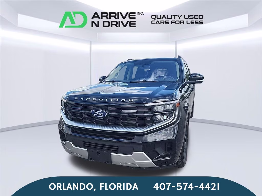 2025 Black Metallic Ford Expedition Max Platinum 4X4 SUV