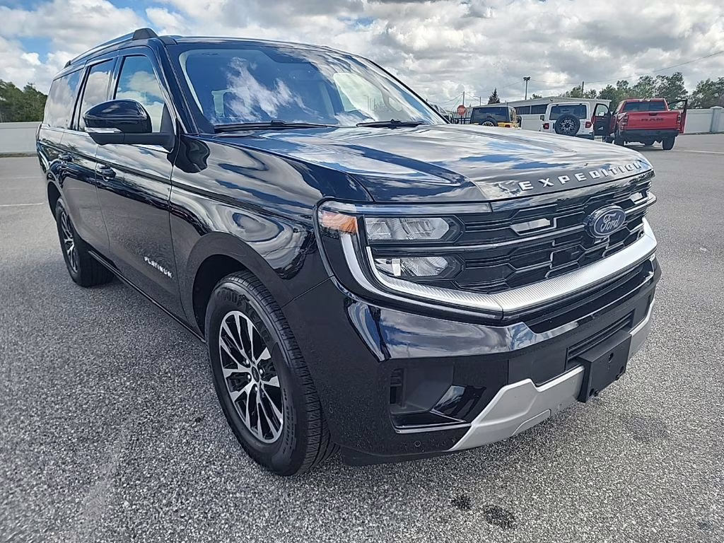 2025 Black Metallic Ford Expedition Max Platinum 4X4 SUV