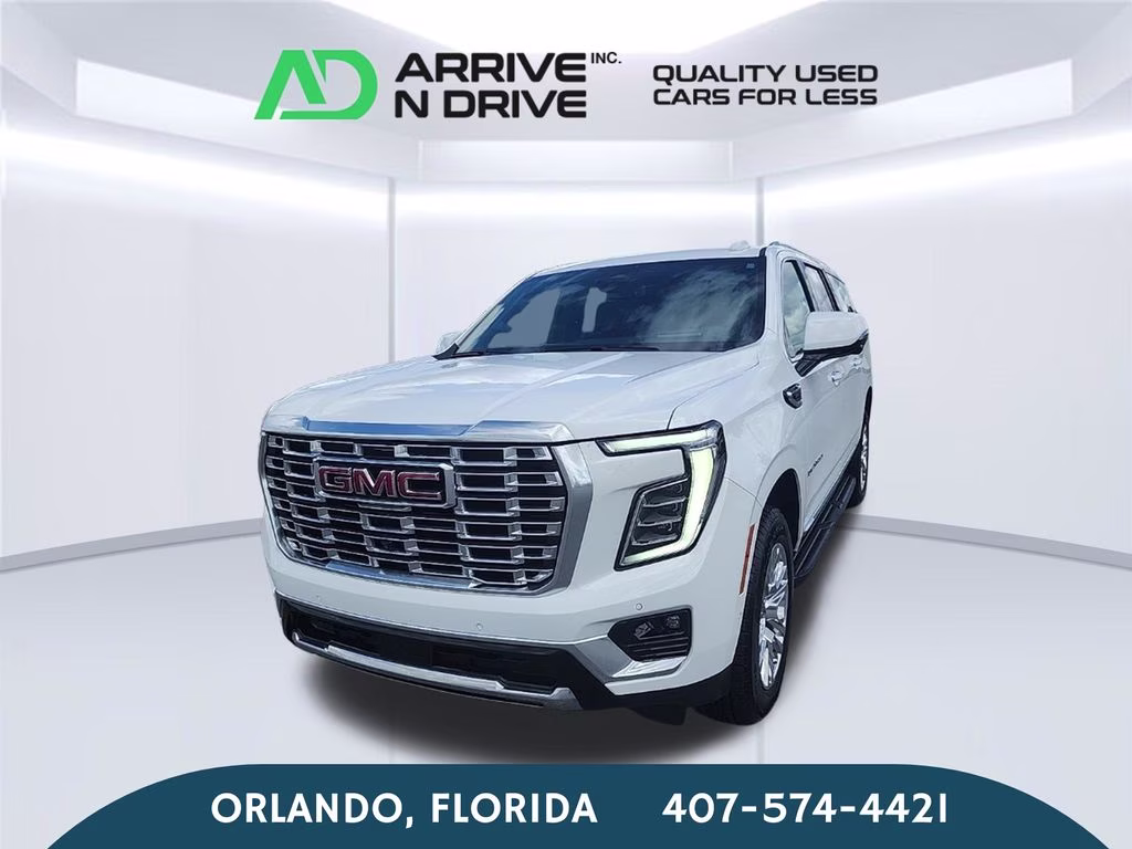 2025 Summit White GMC Yukon XL Denali RWD SUV