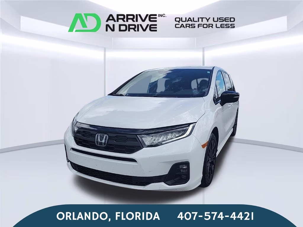 2025 Black Honda Odyssey Sport-L FWD Van