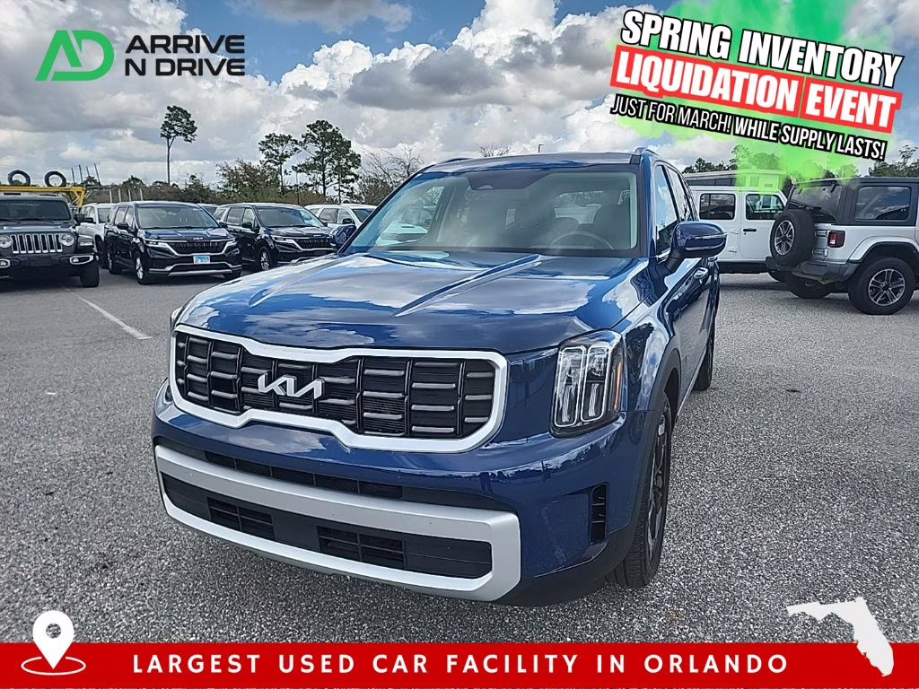 2025 Midnight Lake Blue Kia Telluride S AWD SUV